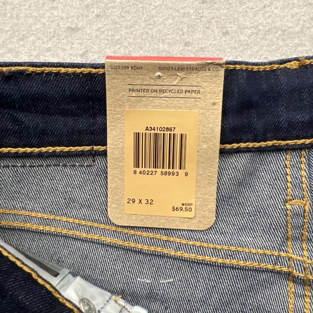 Levis 726 High Rise Flare Dark Wash Jeans Women’s 29x32 NWT Western Rodeo - Picture 5 of 10